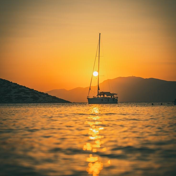 Lifestyle on a yacht snapshot